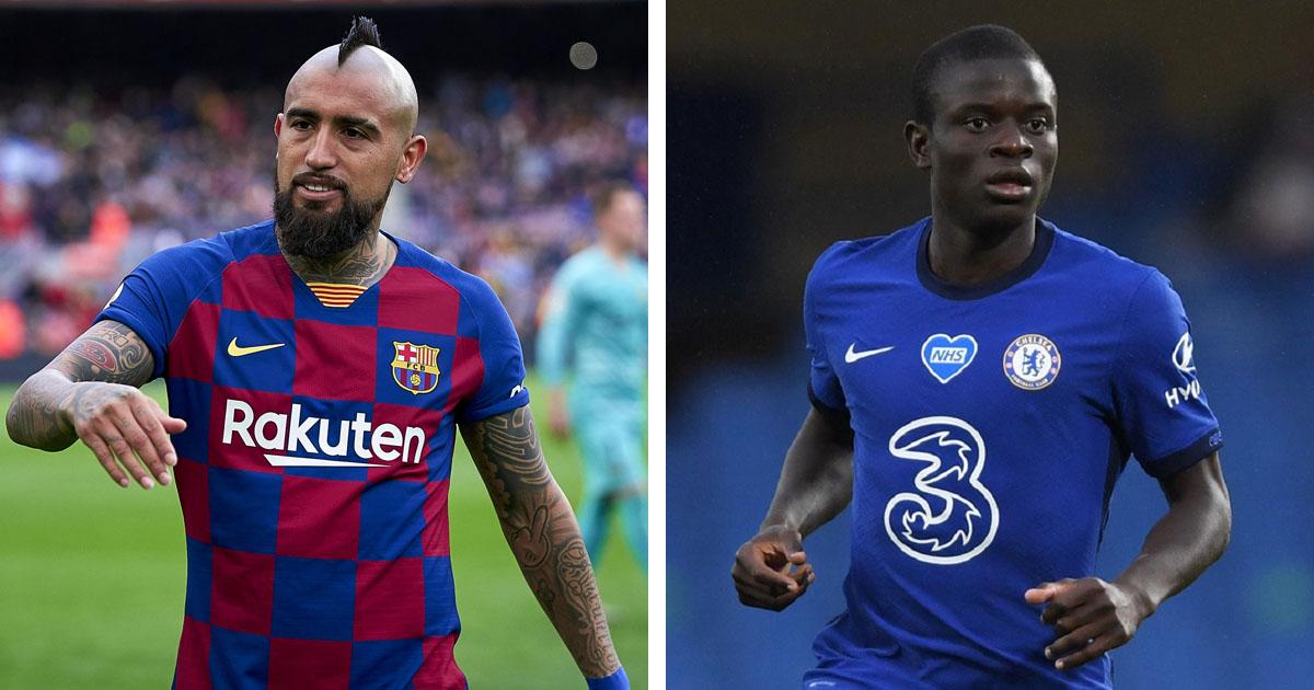 هافبک فرانسوی چلسی/هافبک شیلیایی بارسلونا/French/chelsea/chile/Barcelona/Midfielders