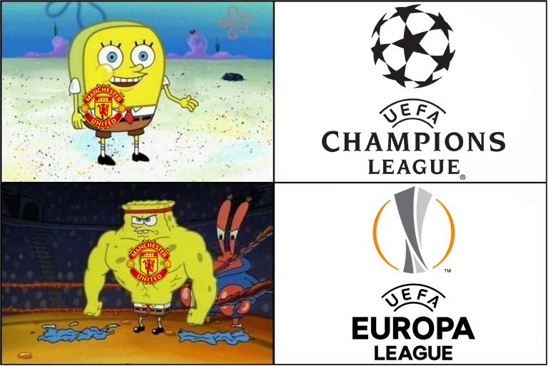 منچستر در لیگ قهرمانان اروپا VS منچستر در لیگ اروپا ????????