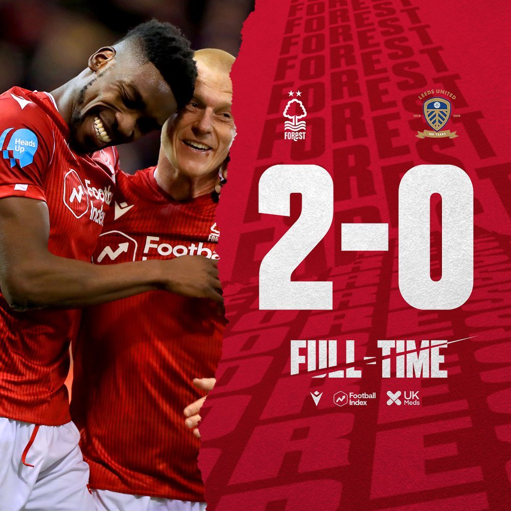 ناتینگهام فارست 2-0 لیدز یونایتد،شکست شاگردان بیلسا