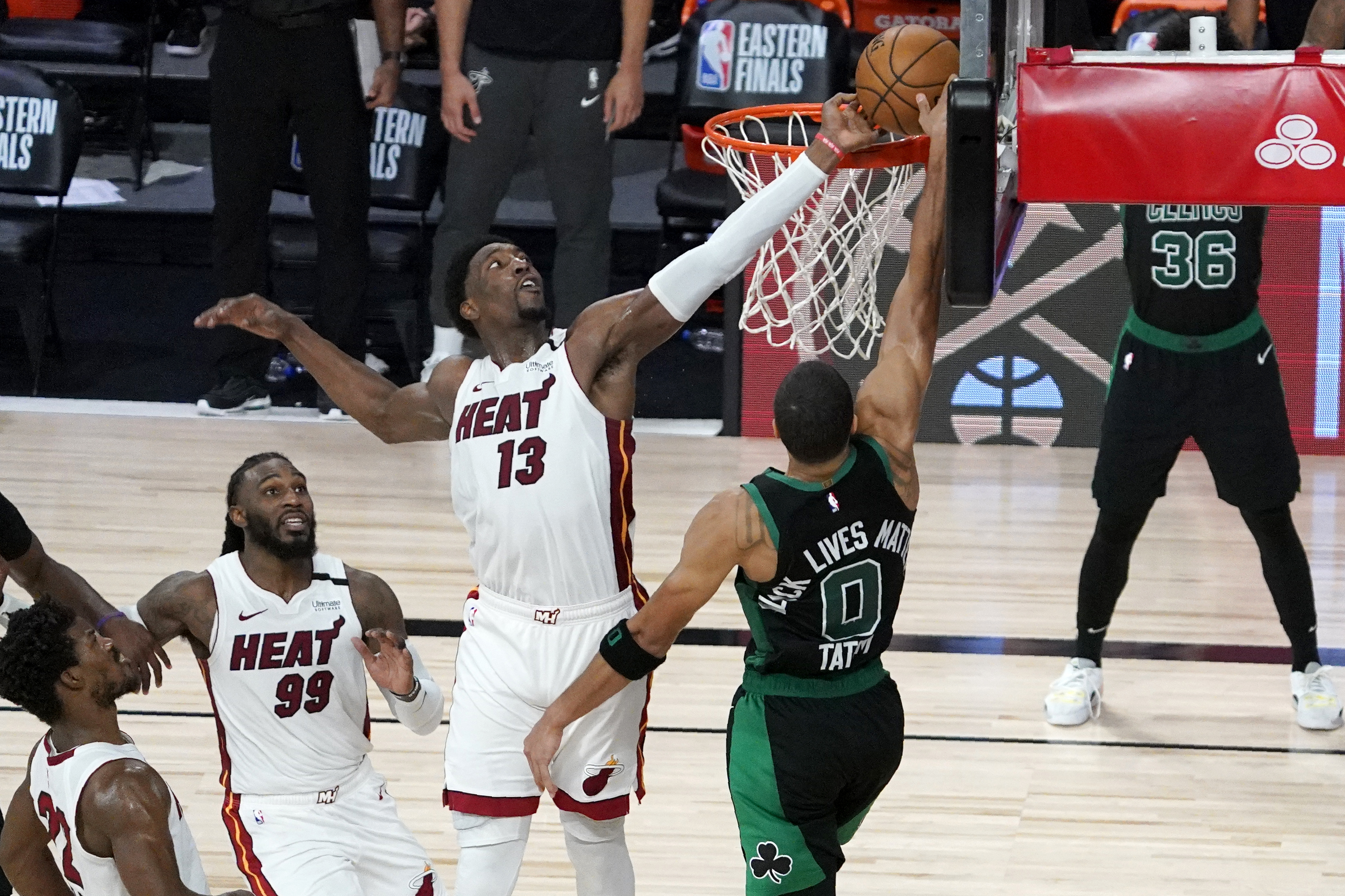 بم آدبایو - میامی هیت - جیسن تیتم - بوستون سلتیکس - بسکتبال NBA