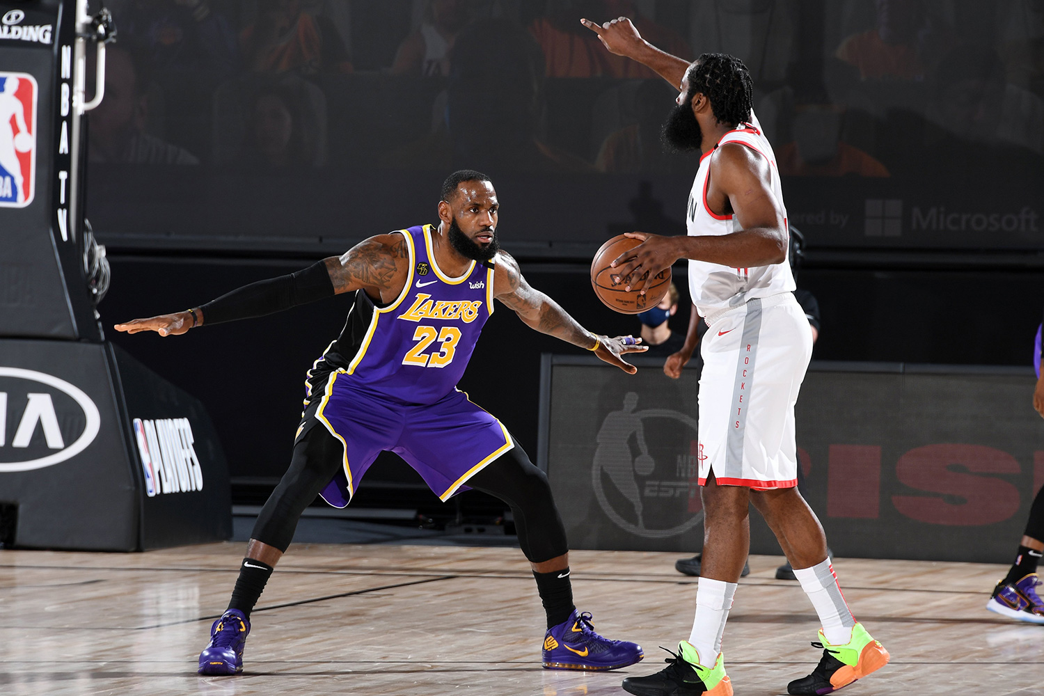 بسکتبال NBA - نتایج مسابقات NBA - هایلایت بازی های NBA - هیوستون راکتس - جیمز هاردن - پلی آف NBA - لبران جیمز