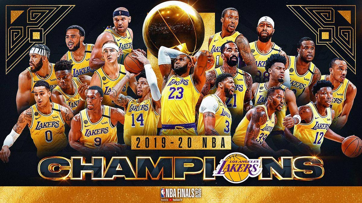 قهرمانی لس آنجلس لیکرز - لس آنجلس لیکرز - لبران جیمز - بسکتبال NBA - فینال NBA