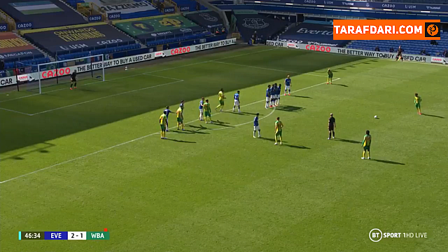 وست برومویچ / اورتون / لیگ برتر انگلیس / epl / everton