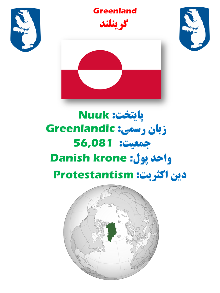 آشنایی با گرینلند ( قلمرو فرادریایی دانمارک )