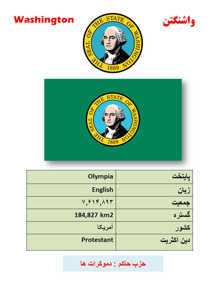 ایالت شناسی (46) :واشنگتن - آمریکا
