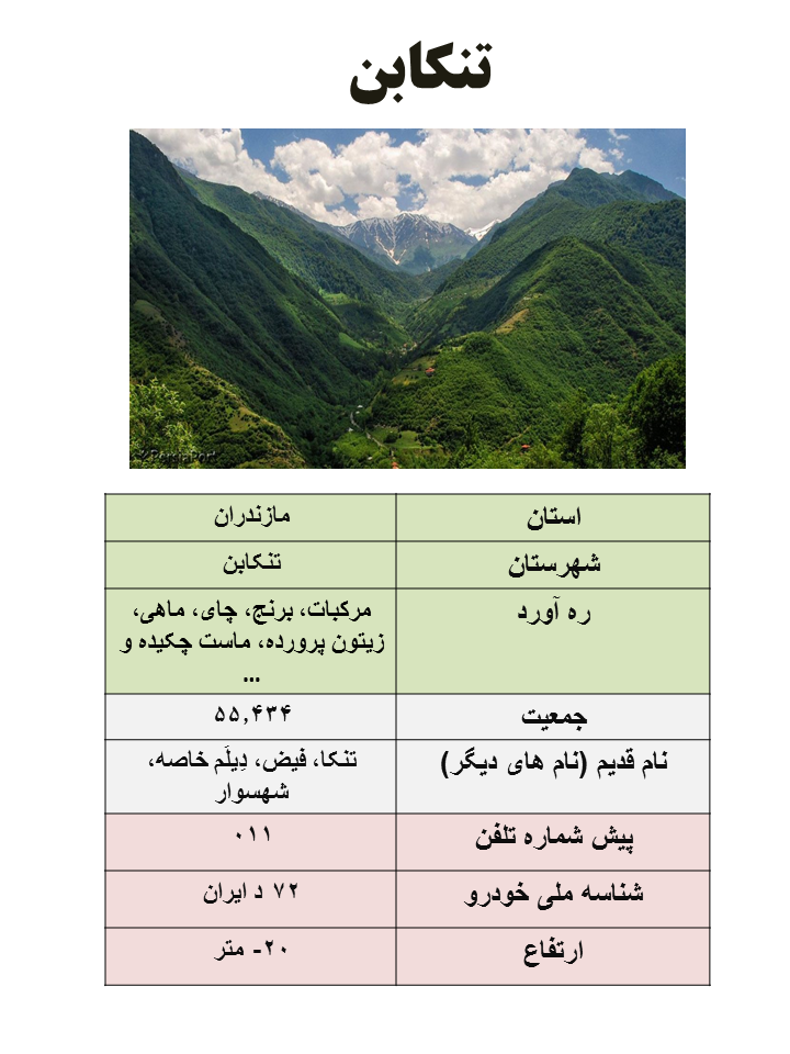 ایران شناسی (58): تنکابن