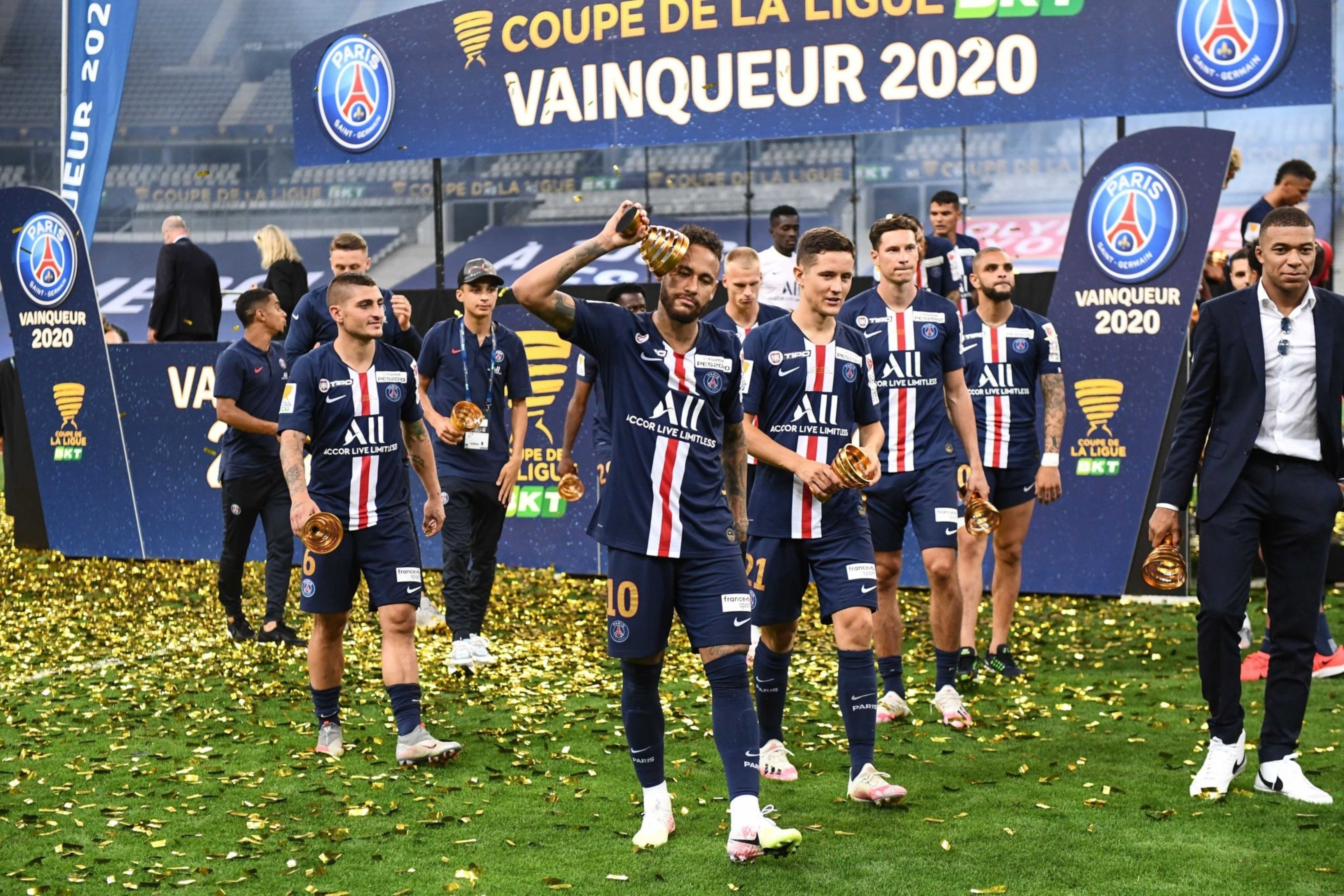 پاری سن ژرمن / لیگ کاپ فرانسه / Paris Saint-Germain / PSG / جشن قهرمانی