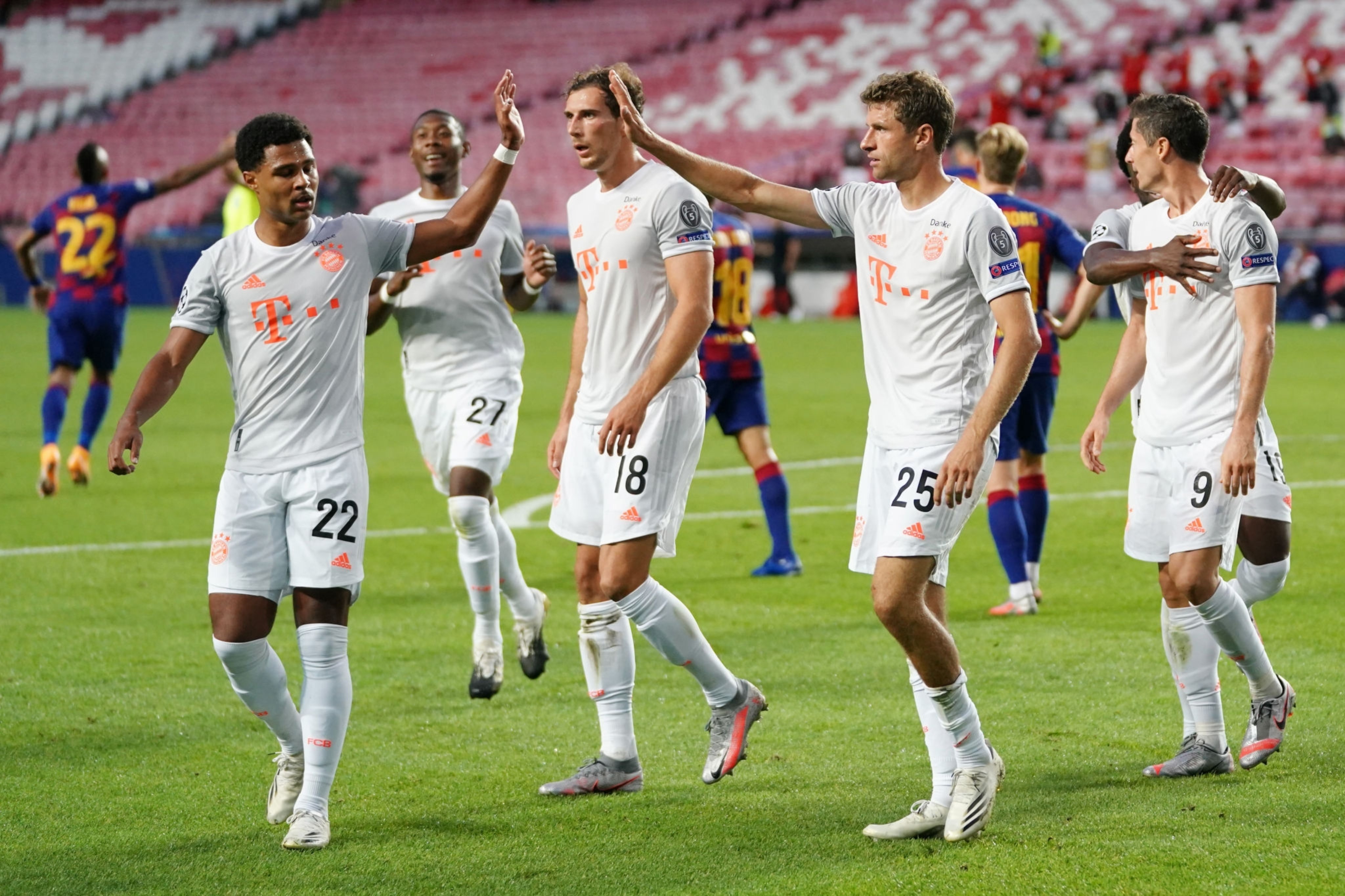 بایرن مونیخ - Bayern Munich - لیگ قهرمانان اروپا - UCL - گلزنی مقابل بارسلونا