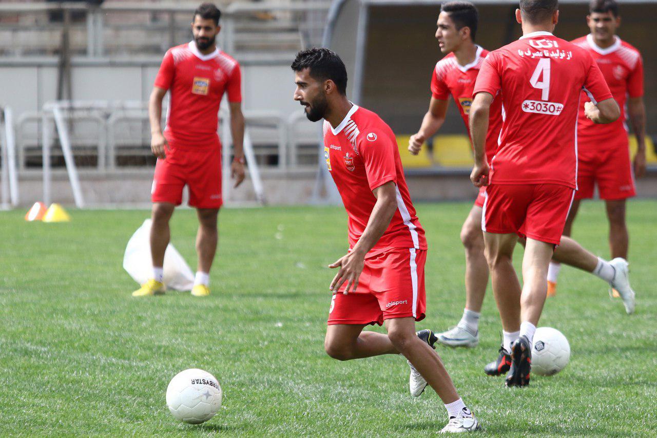 بشار رسن در تمرین پرسپولیس حاضر شد
