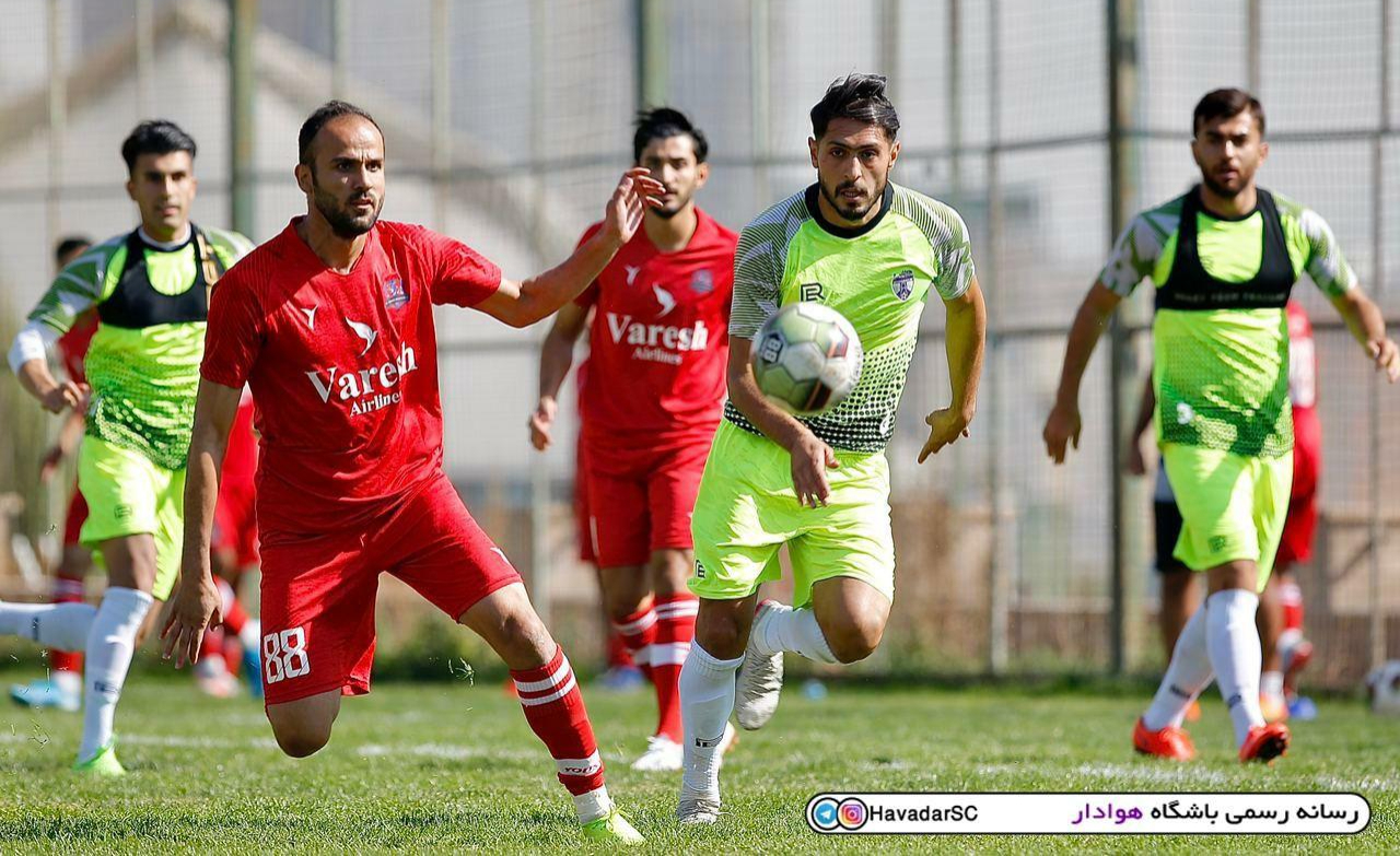 پیروزی نساجی مقابل هوادار تهران در بازی تدارکاتی