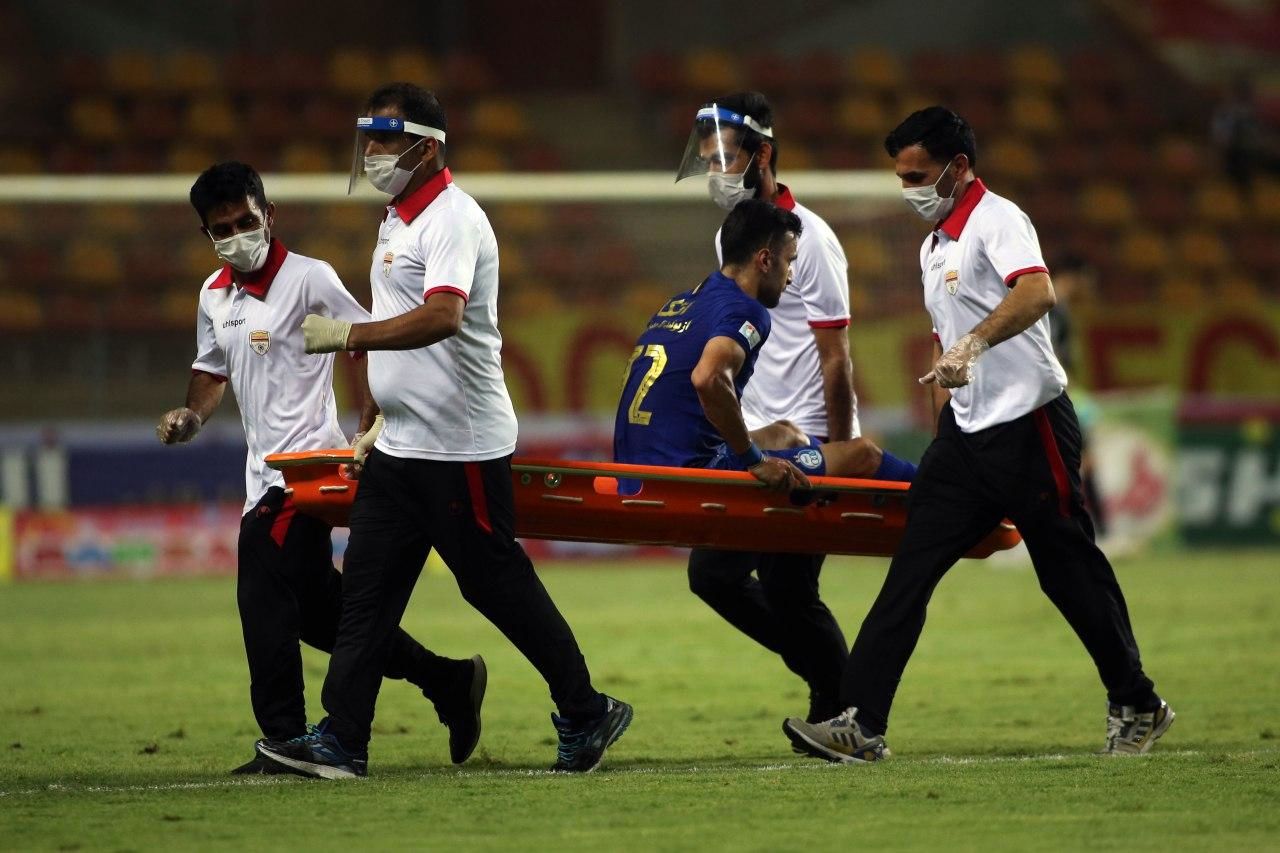 مهاجم گلزن استقلال مصدوم شد