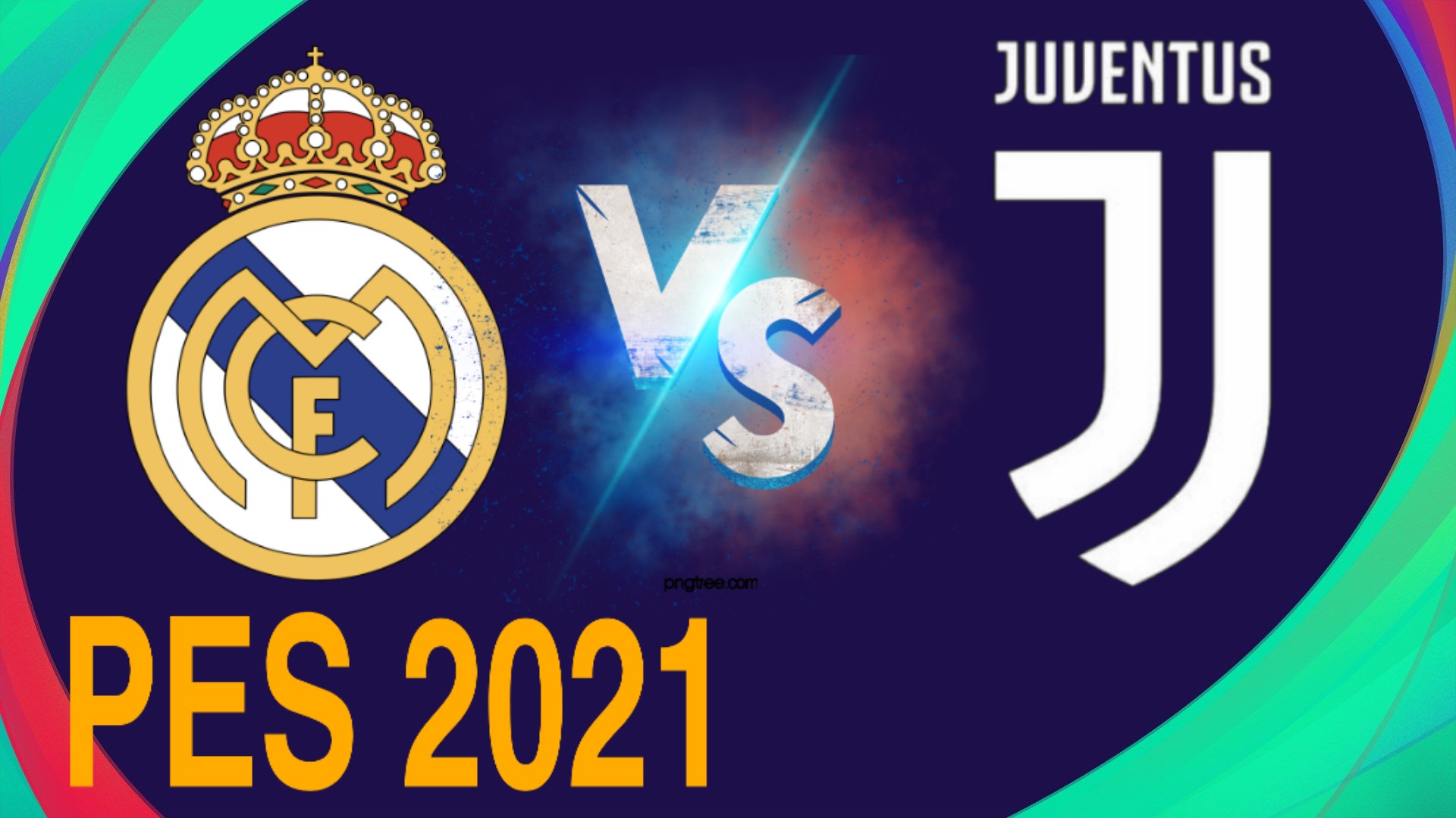 گیم بازی یوونتوس و رئال مادرید در pes 2021 رو از دست ندید