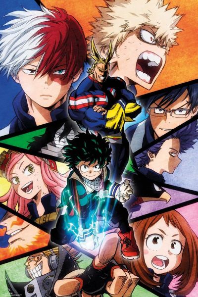 ? معرفی انیمه اکادمی قهرمانی من (my hero academia) ? + لینک دانلود