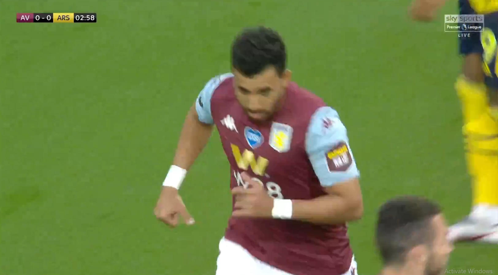 بازی استون ویلا 1-0 آرسنال