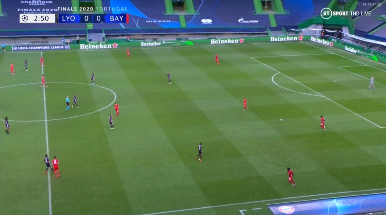 فول مچ بایرن مونیخ 3-0 لیون (لیگ قهرمانان اروپا - 2019/20)