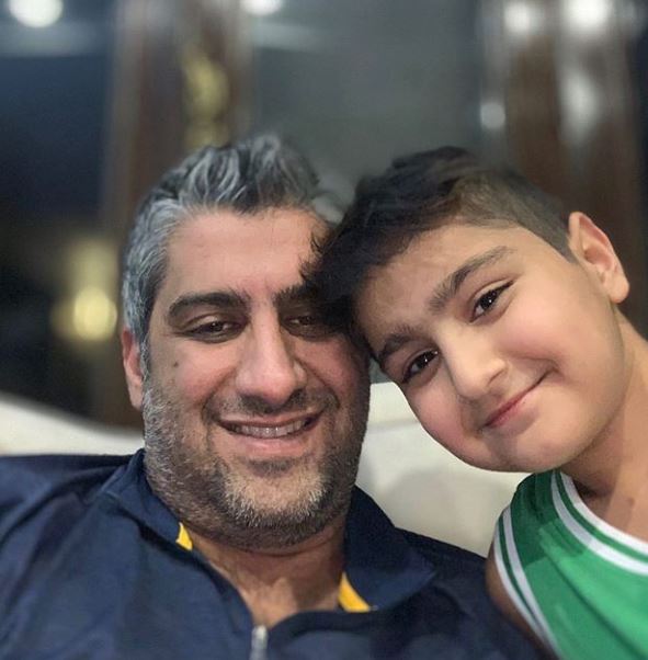 فرزاد مجیدی و پسرش