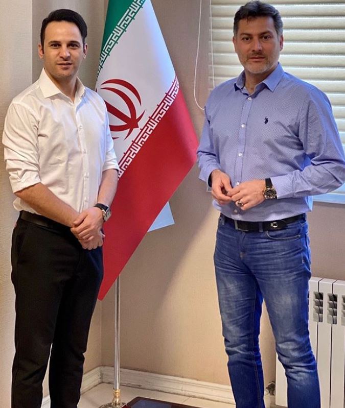 دیدار آرش برهانی با هادی طباطبایی