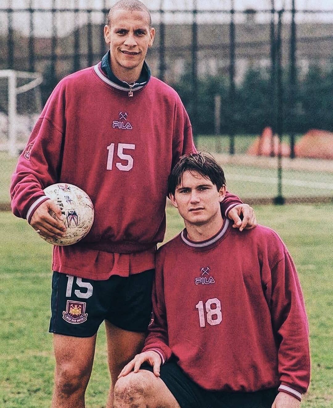 Rio Ferdinand and Frank Lampard