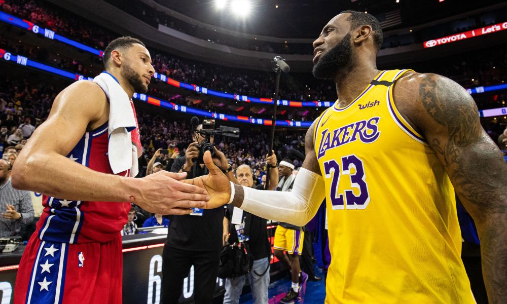 بسکتبال NBA / لس آنجلس لیکرز / فیلادلفیا سونی سیکسرز