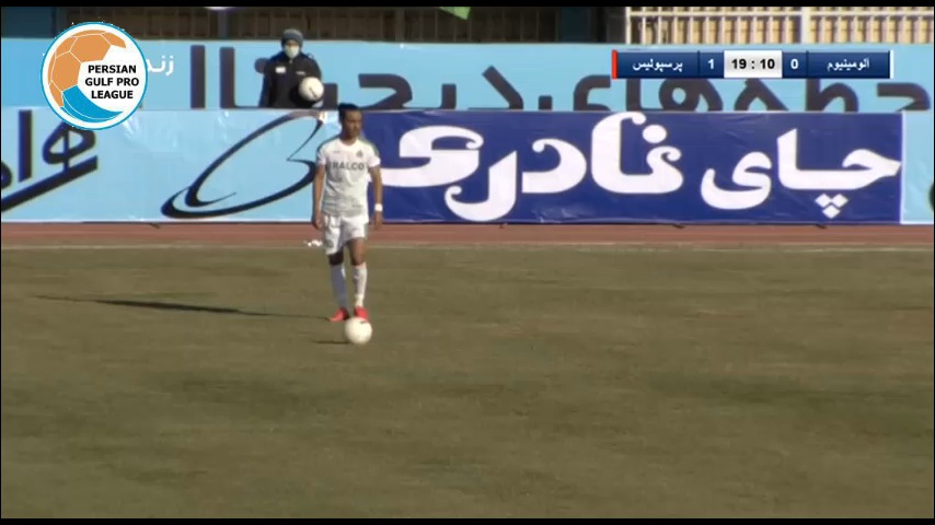 گل شاهین توکلی به پرسپولیس (آلومینیوم اراک 1-1 پرسپولیس)