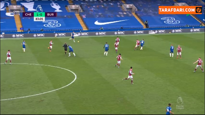 گل زیبای مارکوس آلونسو به برنلی (چلسی 2-0 برنلی)