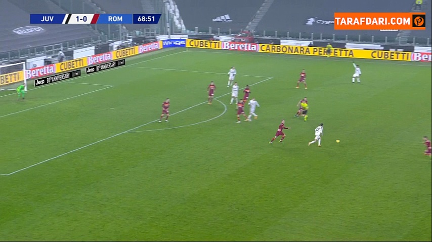 گل به خودی راجر ایبانیز مقابل یوونتوس (یوونتوس 2-0 آاس رم)