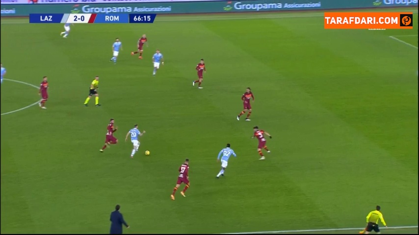 گل دوم لوییس آلبرتو به آاس رم (لاتزیو 3-0 آاس رم)