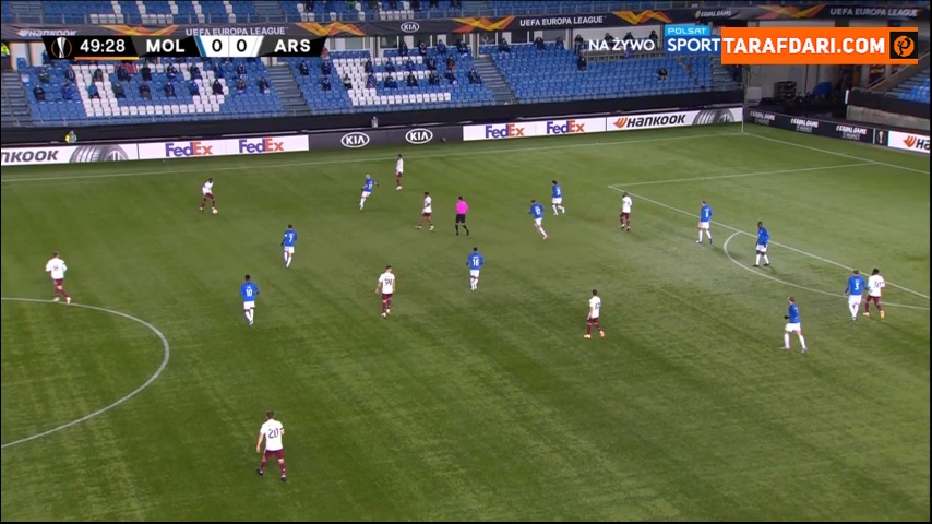 گل نیکولاس پپه به مولده (مولده 0-1 آرسنال)