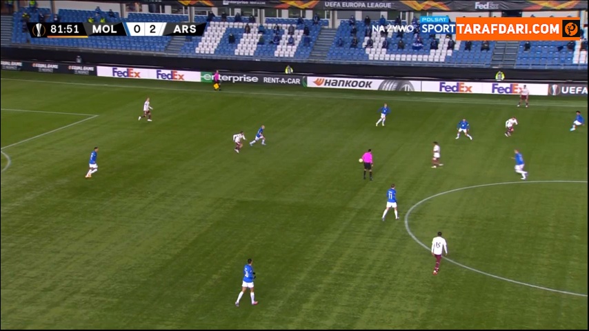 گل فولارین بالوگون به مولده (مولده 0-3 آرسنال)