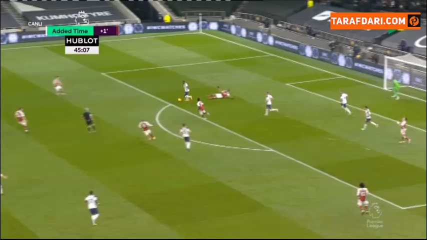 گل هری کین به آرسنال (تاتنهام 2-0 آرسنال)