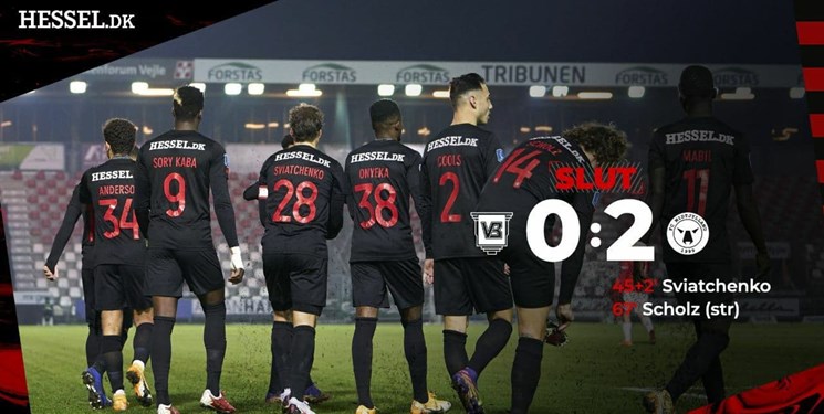 وایله بولدکلوب 0-2 میتیولن؛ سعید عزت اللهی 52 دقیقه بازی کرد
