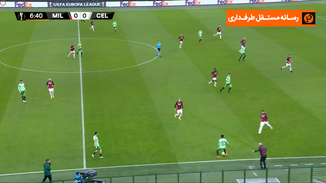 سلتیک / میلان / لیگ اروپا / celtic / milan