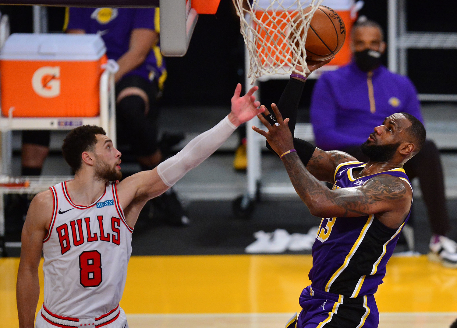 لبران جیمز - لس آنجلس لیکرز - لیگ بسکتبال NBA - نتایج مسابقات NBA