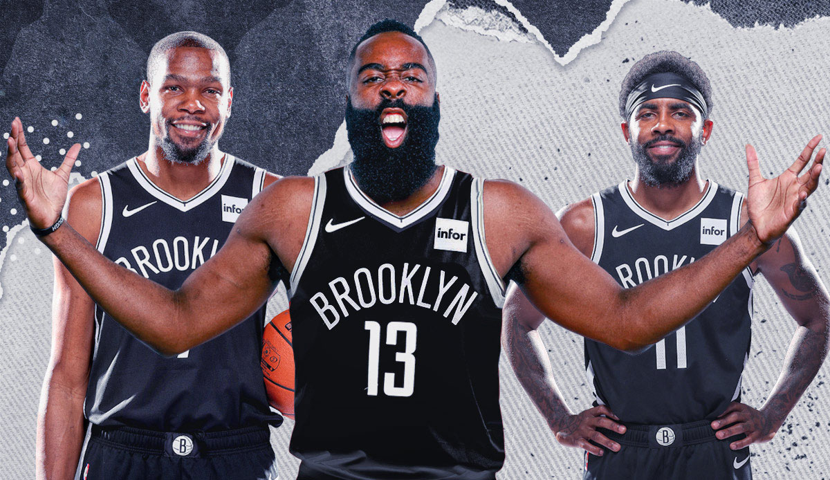 جیمز هاردن - کوین دورنت - کایری اروینگ - بسکتبال NBA