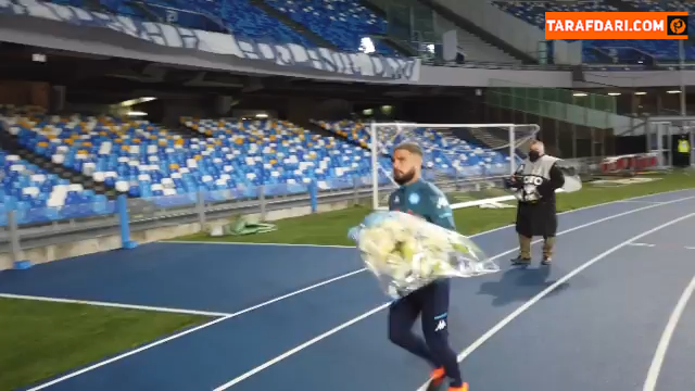 ناپولی / Napoli / سری آ / Serie A / بازی مقابل آاس رم / بیاد مارادونا
