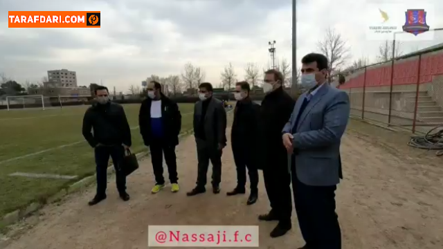 تمرین تیم نساجی مازندران در ورزشگاه کارگران تهران / ویدیو