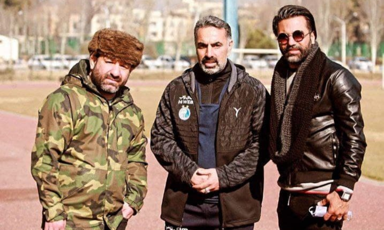 هانی کرده در تمرین استقلال! / شوخی هانی کرده با قائدی؛ گل می زنی یا نه؟