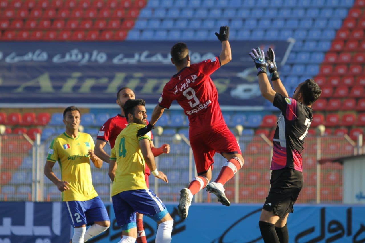 نساجی 0-1 نفت آبادان / سلام آبادان به صدر از جاده شمال
