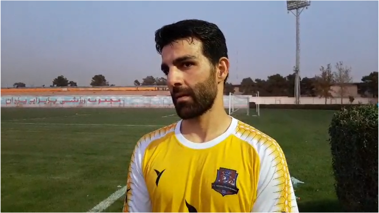 روزبه شاه علیدوست: باید پرسپولیس را می بردیم / شرایط زمین در نیمه اول بهتر از نیمه دوم بود