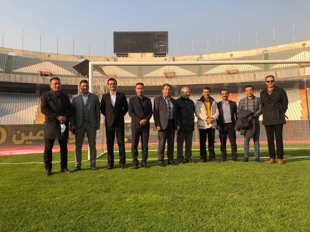 تیم عریض و طویل قضاوت و نظارت دربی نود و چهارم در آزادی / عکس