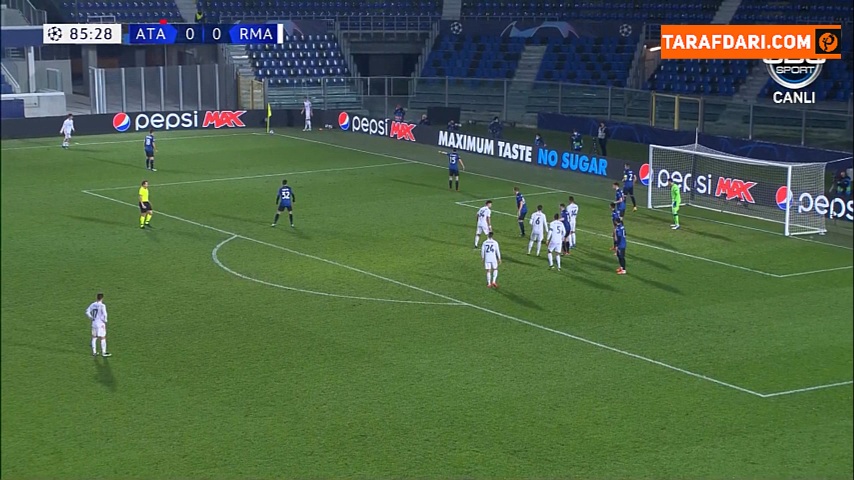 گل زیبای فرلاند مندی به آتالانتا (آتالانتا 0-1 رئال مادرید)
