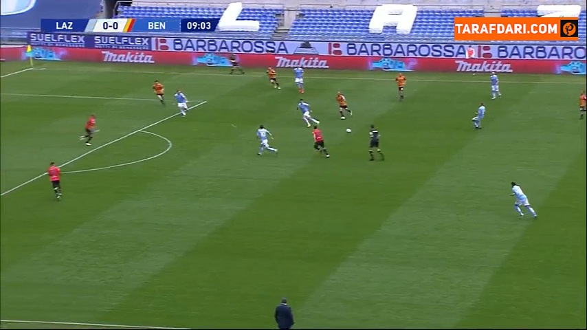 خلاصه بازی لاتزیو 5-3 بنونتو (سری آ - 2020/21)