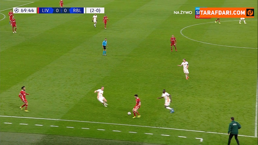 گل محمد صلاح به لایپزیش (لیورپول 1-0 لایپزیش)