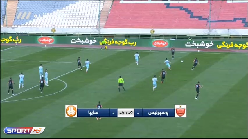 گل سید جلال حسینی به سایپا (پرسپولیس 1-0 سایپا)