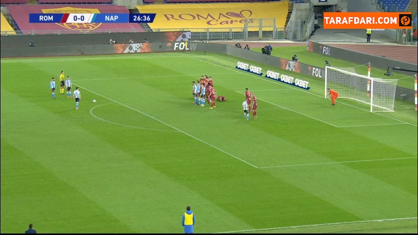 گل زیبای دریس مرتنز به رم (آاس رم 0-1 ناپولی)