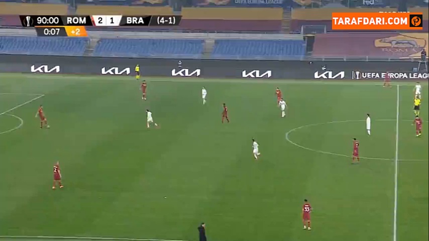 گل بورخا مایورال به براگا (آاس رم 3-1 براگا)