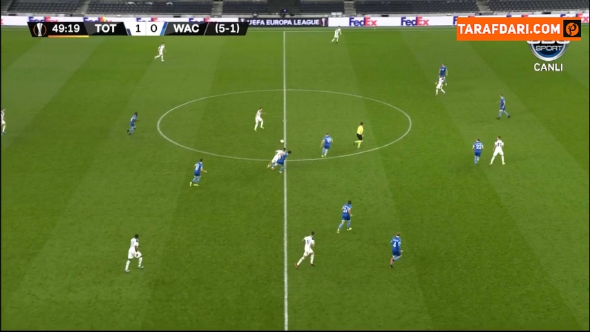 گل وینیسیوس به وولفسبرگر (تاتنهام 2-0 وولفسبرگر) 