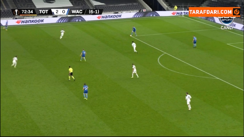 گل زیبای گرت بیل به وولفسبرگر (تاتنهام 3-0 وولفسبرگر)