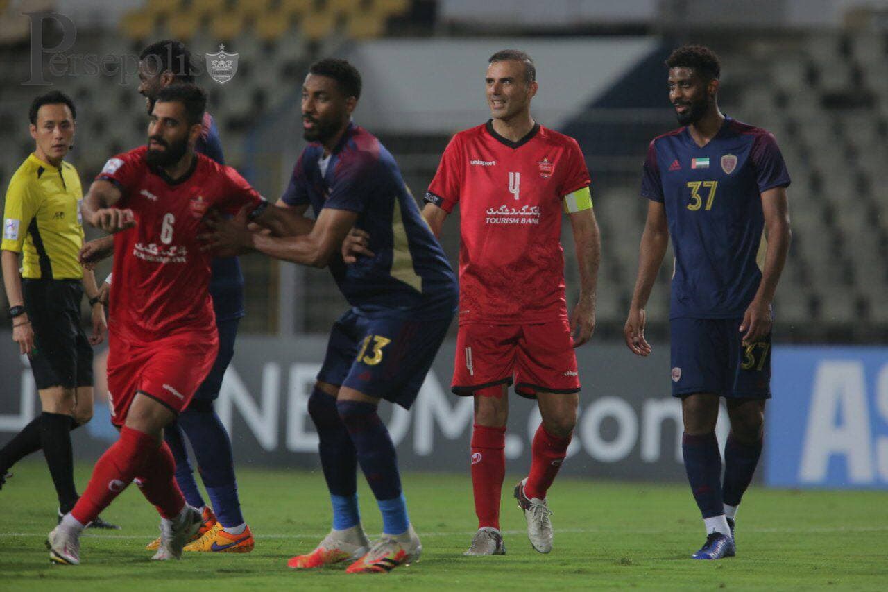 سیدجلال حسینی، بهترین بازیکن دیدار پرسپولیس - الوحده امارات