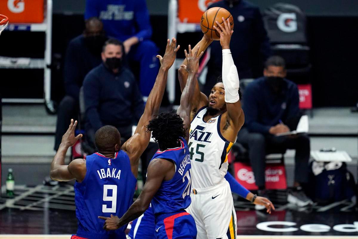 Donovan Mitchell - Utah Jazz - NBA games - Los Angeles Clippers
